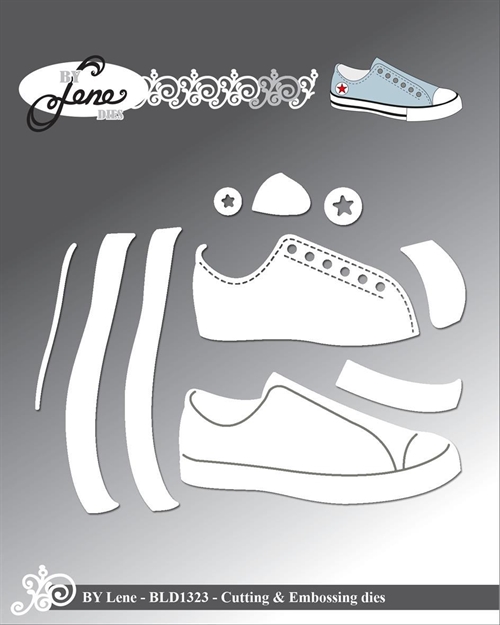  By Lene dies Sneakers 6,8x3,2cm